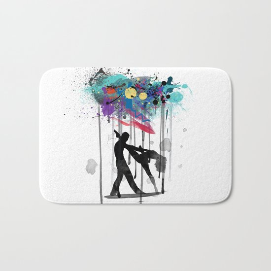 rain again Bath Mat