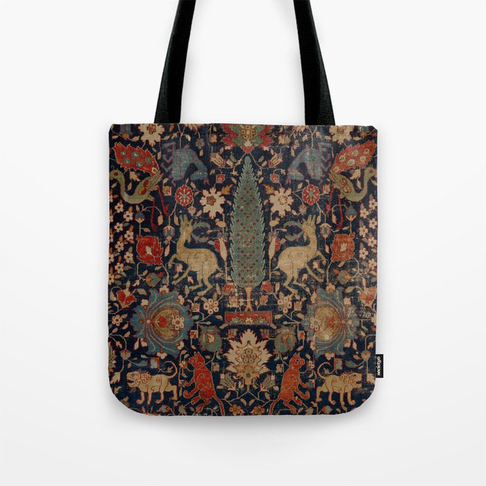 Antique Tapestry Tote Bag