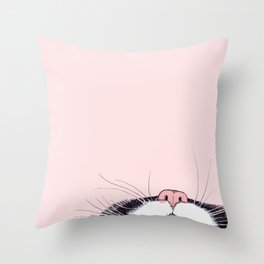 Cat Nose Throw Pillow