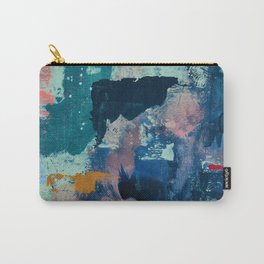 The Peace of Wild Things: a vibrant abstract piece in a variety of colors by Alyssa Hamilton Art Carry-All Pouch | Abstract, Acrylic, Rug, Street Art, Towel, Pillow, 2020, Pop Art, Vibrant, Comforter 