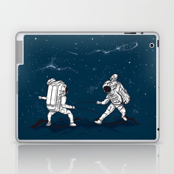 Fencing at a higher Level Laptop & iPad Skin