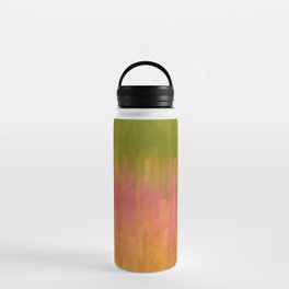 Purple Loosestrife Meadow in Evening Light Abstract Water Bottle