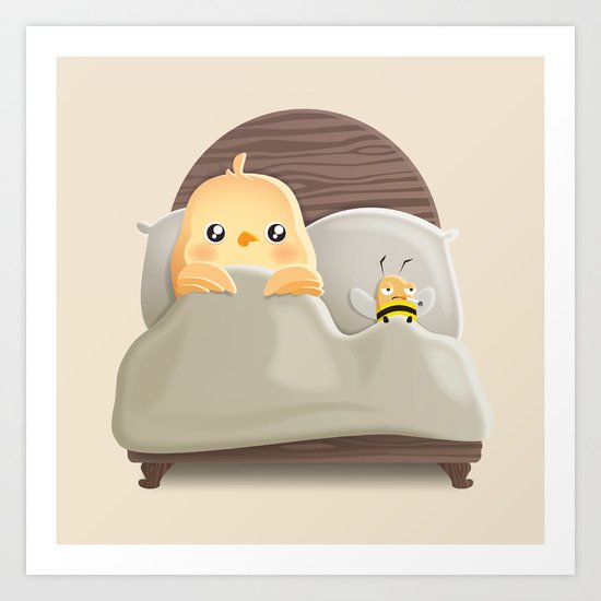 The Birds and the Bees Art Print