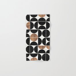 Mid-Century Modern Pattern No.1 - Concrete and Wood Hand & Bath Towel