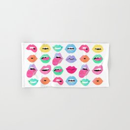 Rainbow Lips of Love Hand & Bath Towel