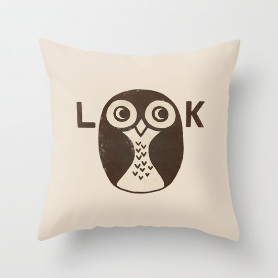 Look Throw Pillow