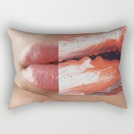 ink blow Rectangular Pillow