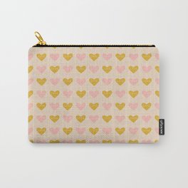 Love and love and more love golden pink Carry-All Pouch