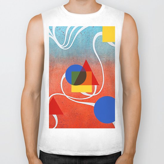 Self-portrait with Cat and Dog Biker Tank