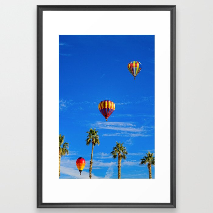 6822 Hot Air Balloon Festival - Southern Nevada Framed Art Print