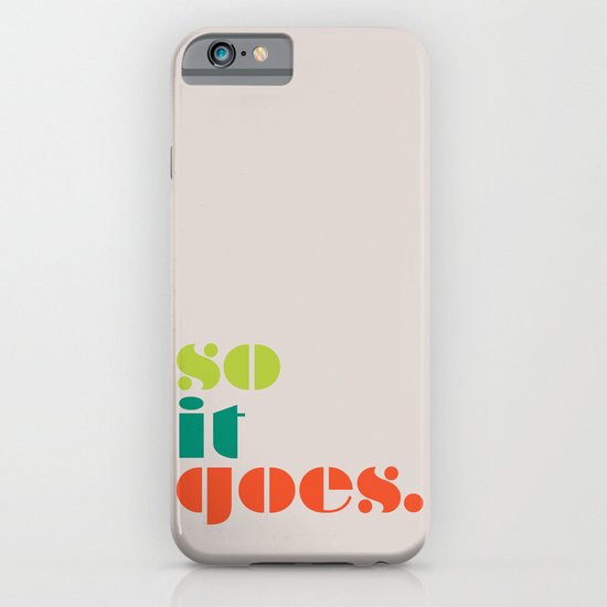 So It Goes iPhone & iPod Case