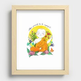 The Buddhist Monk Recessed Framed Print