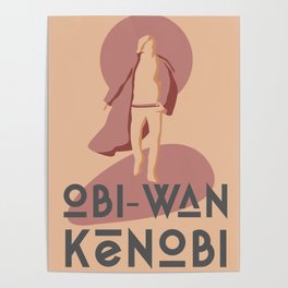 Obi Wan Kenobi Retro Poster