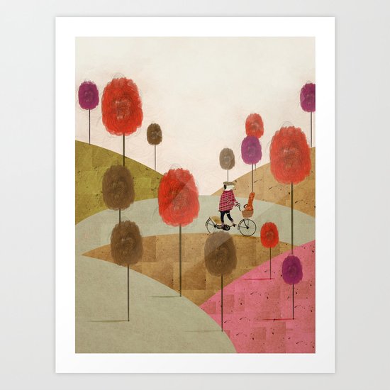 poppy hill Art Print