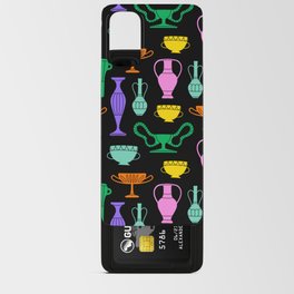 Classical greek vase decoration cartoon seamless pattern Android Card Case