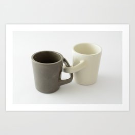 Engagement mugs Art Print