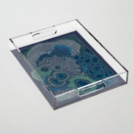 Coral Acrylic Tray