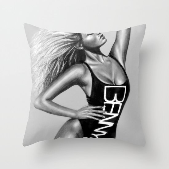 + IT MAY BE A GLAMOUR LIFE + Throw Pillow