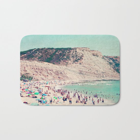 beach love V Bath Mat