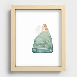 The sea house #2 Recessed Framed Print