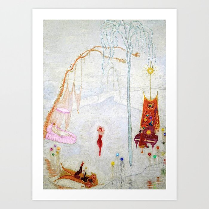 Dance Like Nobody Is Watching (Music to Dance By), A Portrait by Florine Stettheimer Art Print