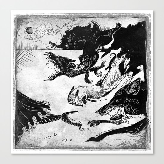 Hunted Canvas Print