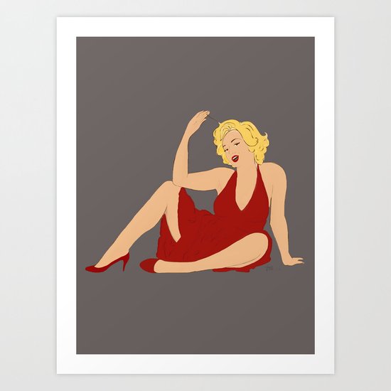 Marilyn Monroe Art Print