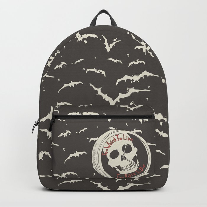 Too Weird to Live Too Rare to Die Hunter S Thompson Backpack by