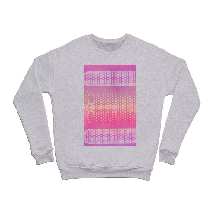 Pink Geometric Shapes Crewneck Sweatshirt