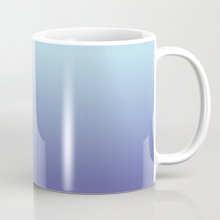 PERIWINKLE BLUE GRADIENT PATTERN  Coffee Mug
