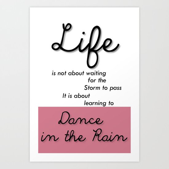 Inspirational Quotes Art Print