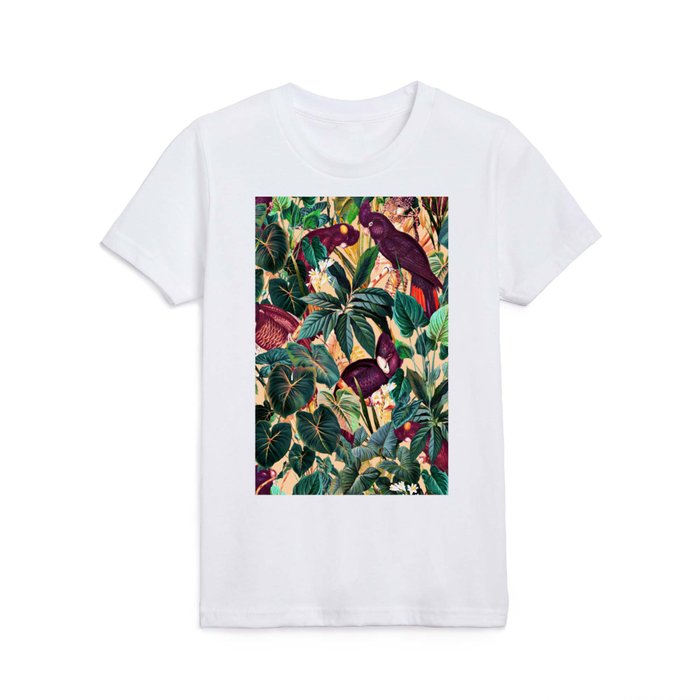 Floral and Birds XLII Kids T Shirt