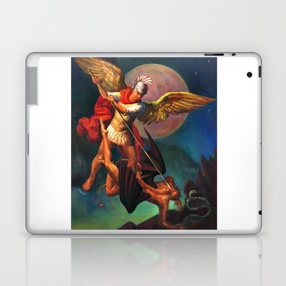 Saint Michael the Warrior Archangel Laptop & iPad Skin