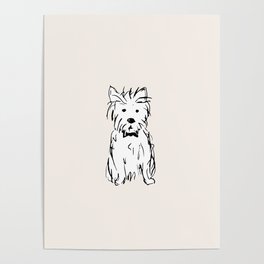 Milo the dog Poster