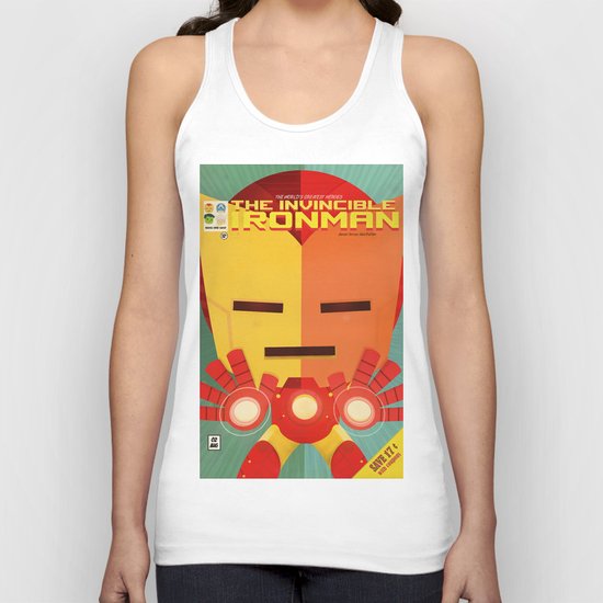 ironman fan art Unisex Tank Top