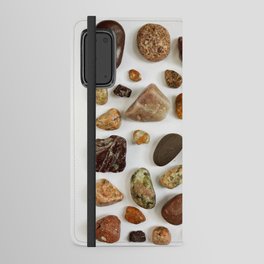 Beach Stones: The Reds (Lapidary; Found Objects) Android Wallet Case