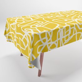 Ribbons Yellow Tablecloth
