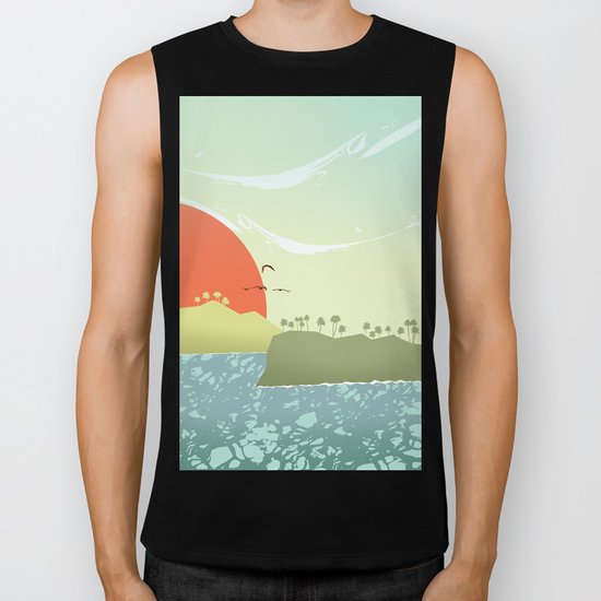 Tropical amor Biker Tank