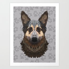German Shepherd Art Print