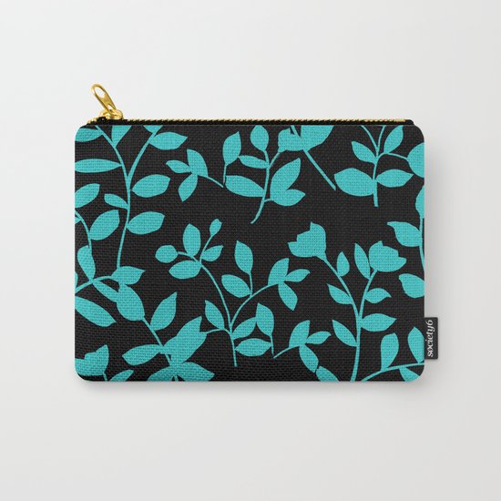 black and blue Carry-All Pouch