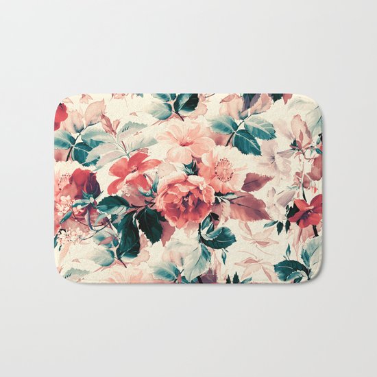 FLORAL PATTERN 09 Bath Mat