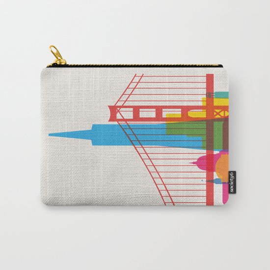 Shapes of San Francisco. Accurate to scale Carry-All Pouch