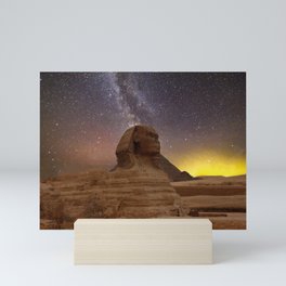 egypt night sky Mini Art Print