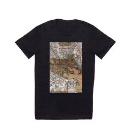 USA, Baltimore City Map Collage T Shirt