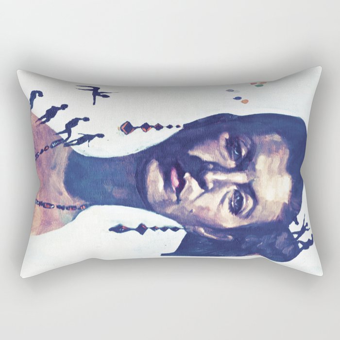 Lady Horizon Rectangular Pillow