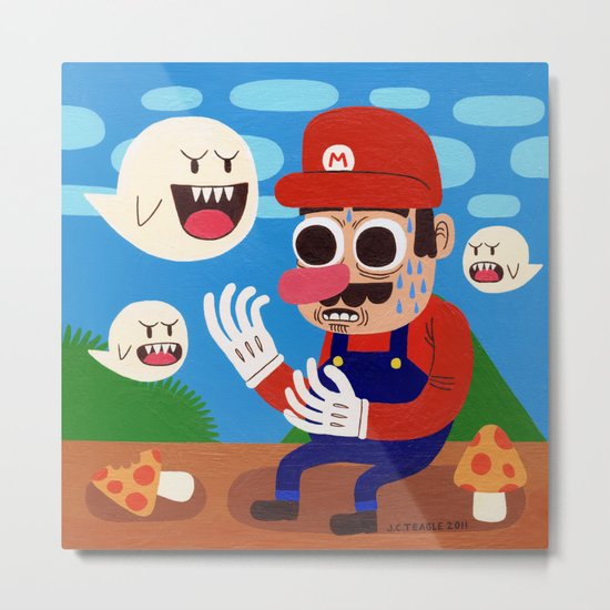 Tripping in the Mushroom Kingdom Metal Print