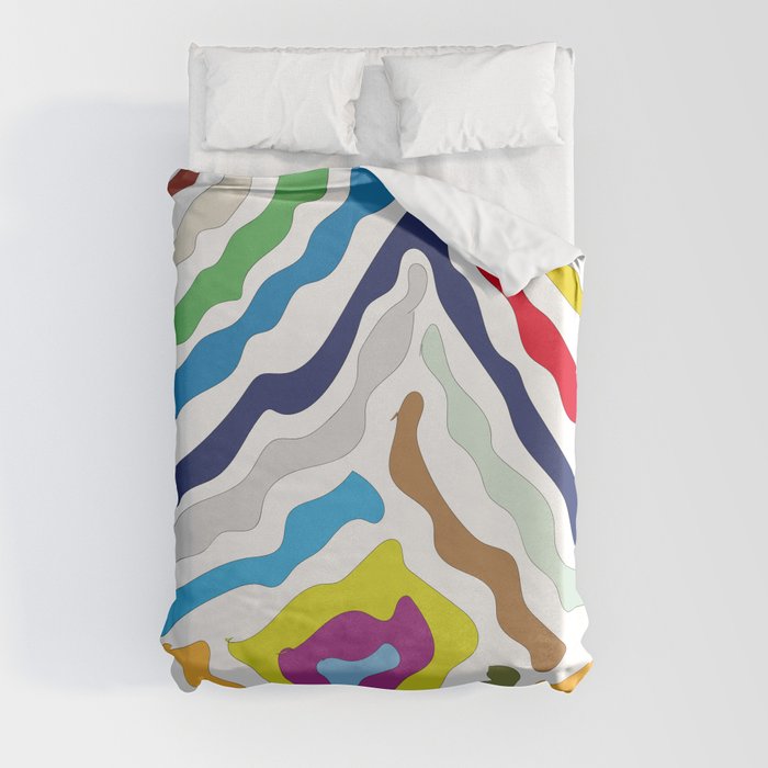 Colorful area Duvet Cover
