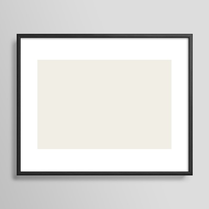 Off-White - Linen - Ivory Solid Color Parable to Pantone Coconut Milk  11-0608 Canvas Print by Simply_Solid_Colors_ Now_Over_4000_Essen