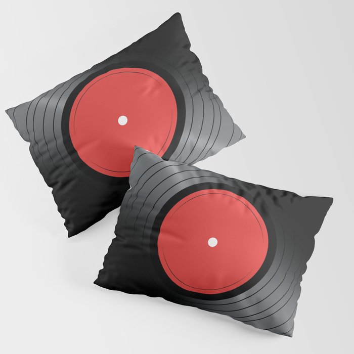 Music Record Pillow Sham