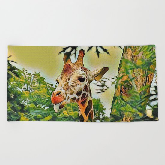 A Bit of Attitude Beach Towel